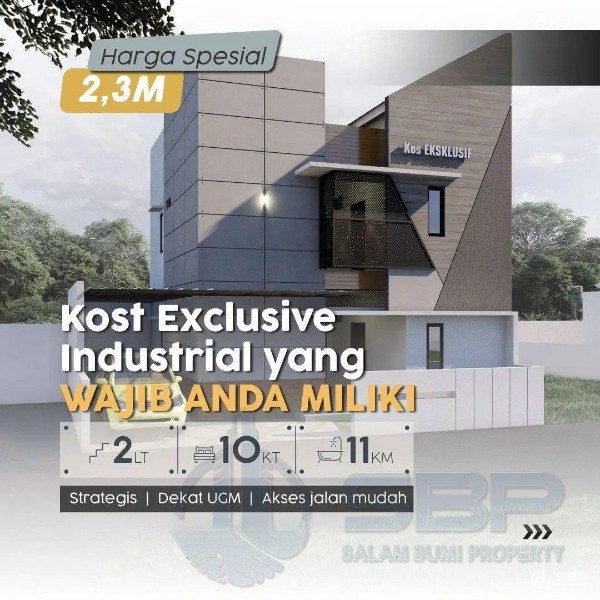 Kost Exclusive Siap Bangun 10kt 10km jl kaliurang km 7 dkt UGM-1