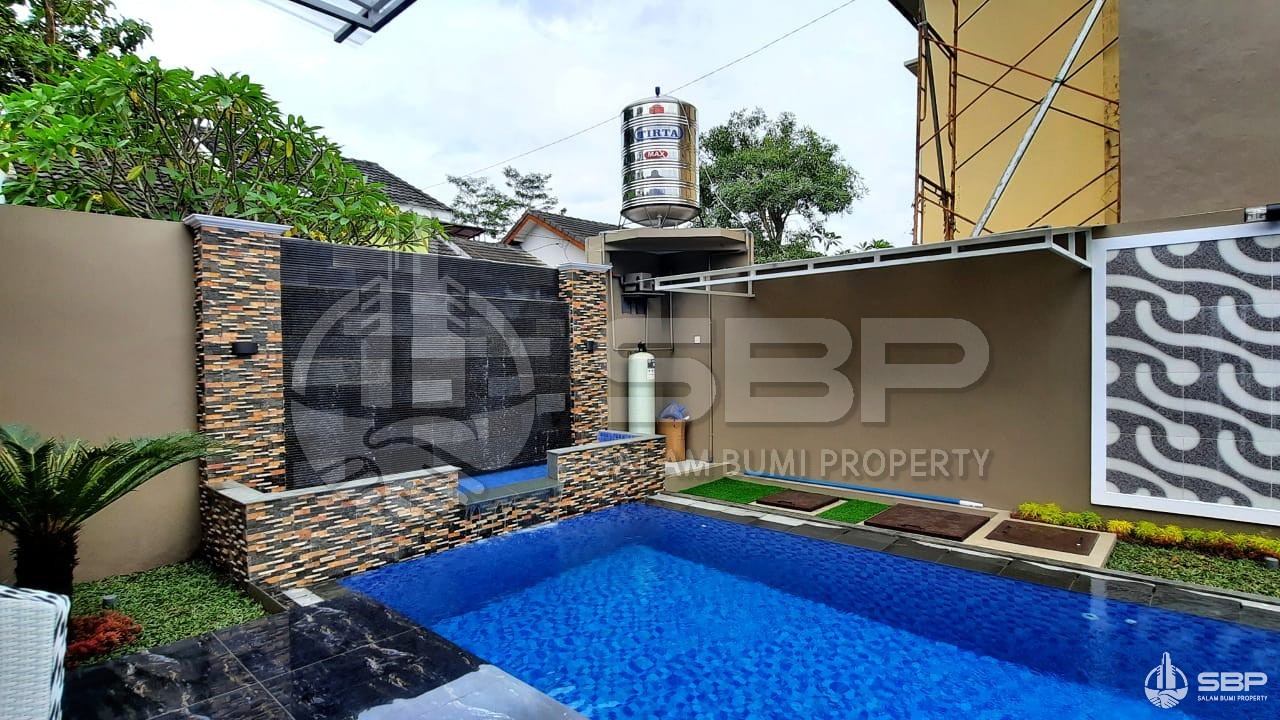 Rumah MEwah BAru,Privatepool jl kaliurang km 12,5 dkt UII,cck utk Guesthouse juga-14