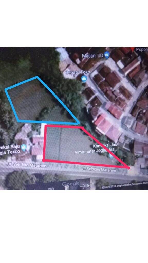 Tanah SHM Pekarangan 2.852m2 dalam ringroad dekat UGM-3